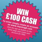 Win £100 in cash at MYOmagh.com
